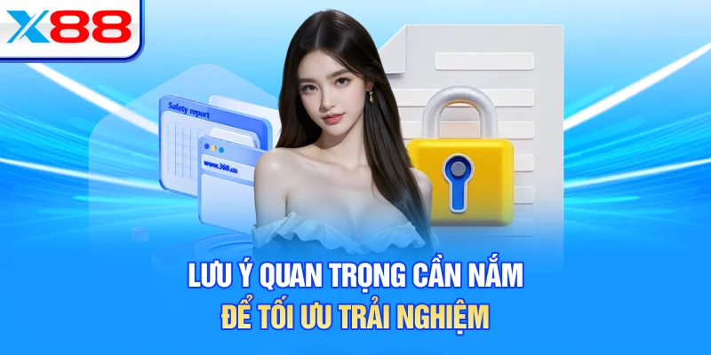 Lưu ý quan trọng cần nắm để tối ưu trải nghiệm